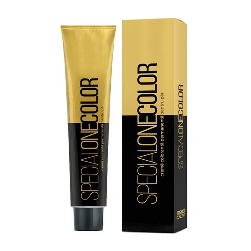 Перманентна крем-фарба для волосся Trendy Hair Special One Color Permanent Hair Coloring Cream 1 Black, 60 мл